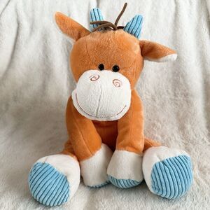 Target Circo Orange Giraffe Horse 17” Plush Stuffed Animal Patch